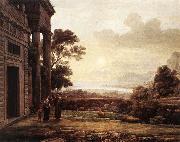 Claude Lorrain The Expulsion of Hagar oil